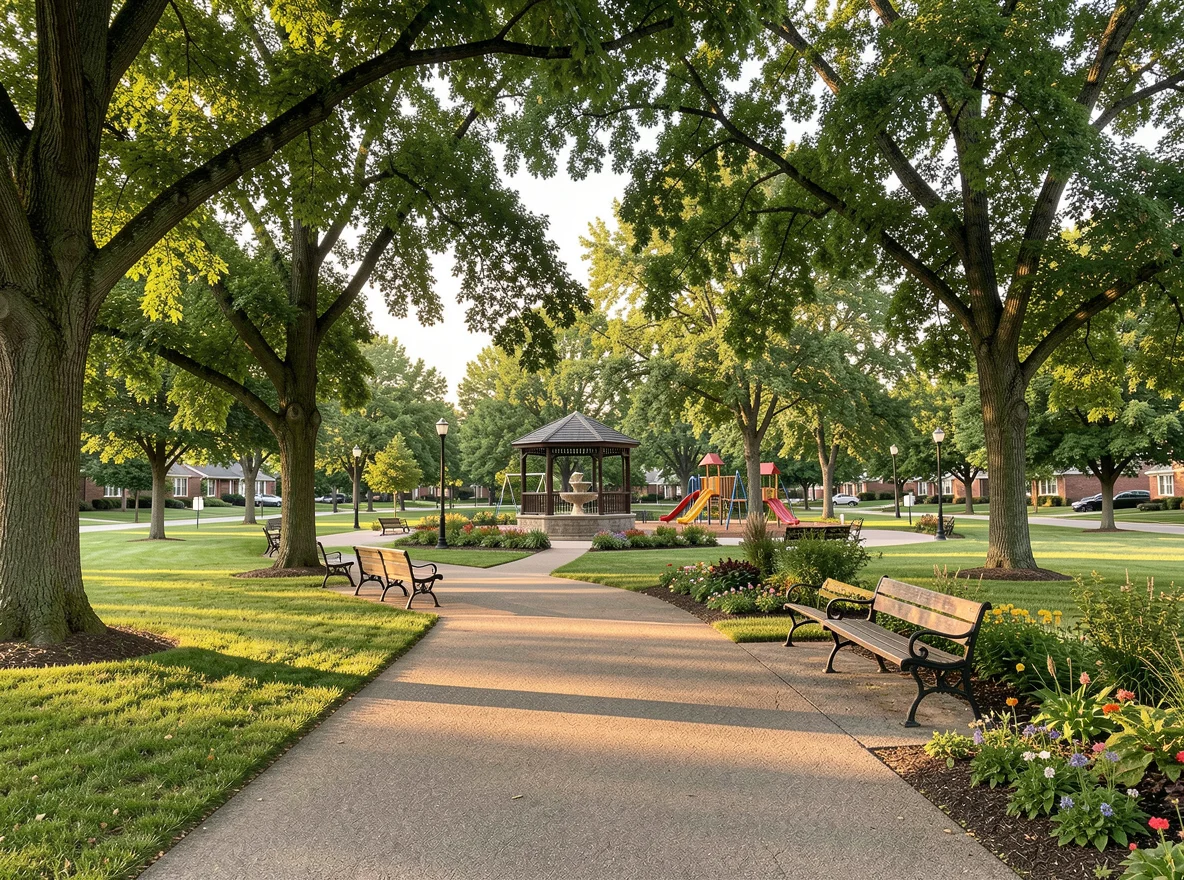 Neighborhood park and green space in Millstadt