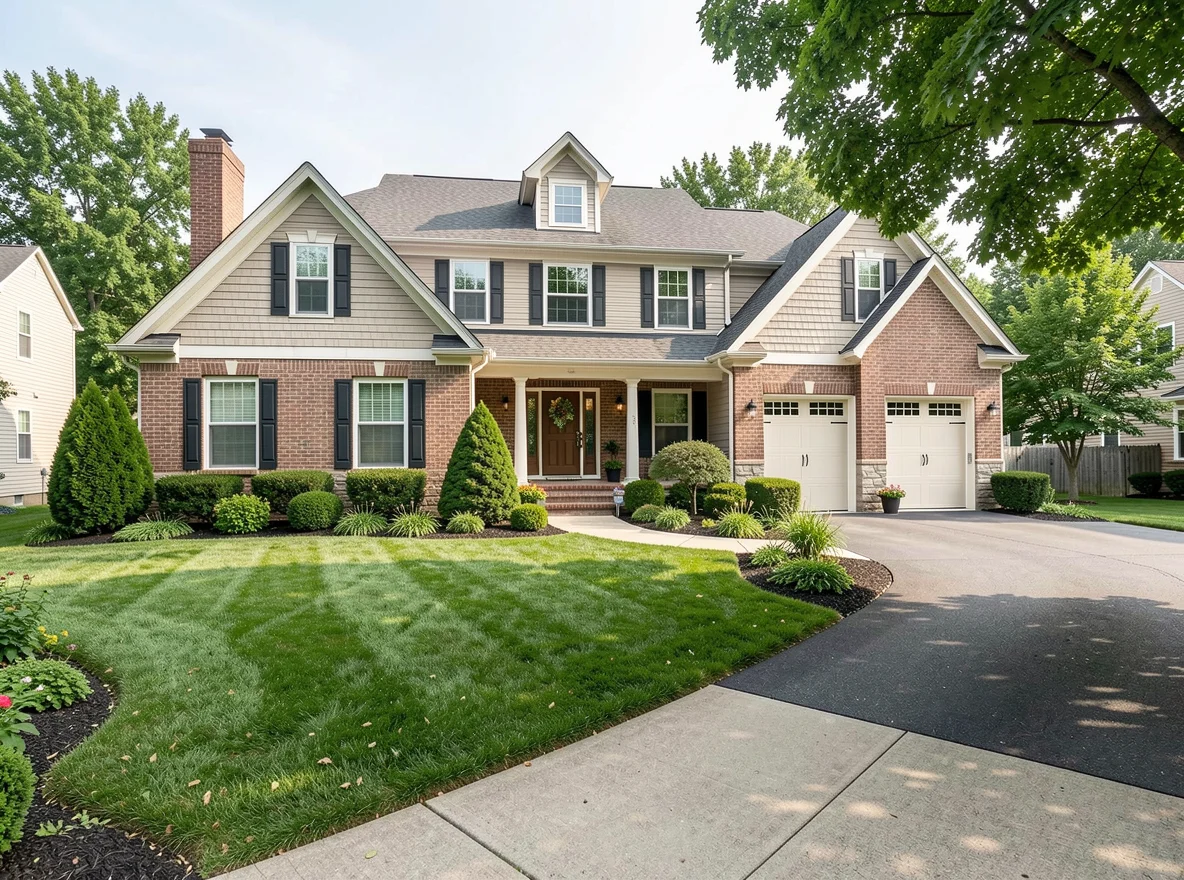 Home exterior in a Waterloo neighborhood