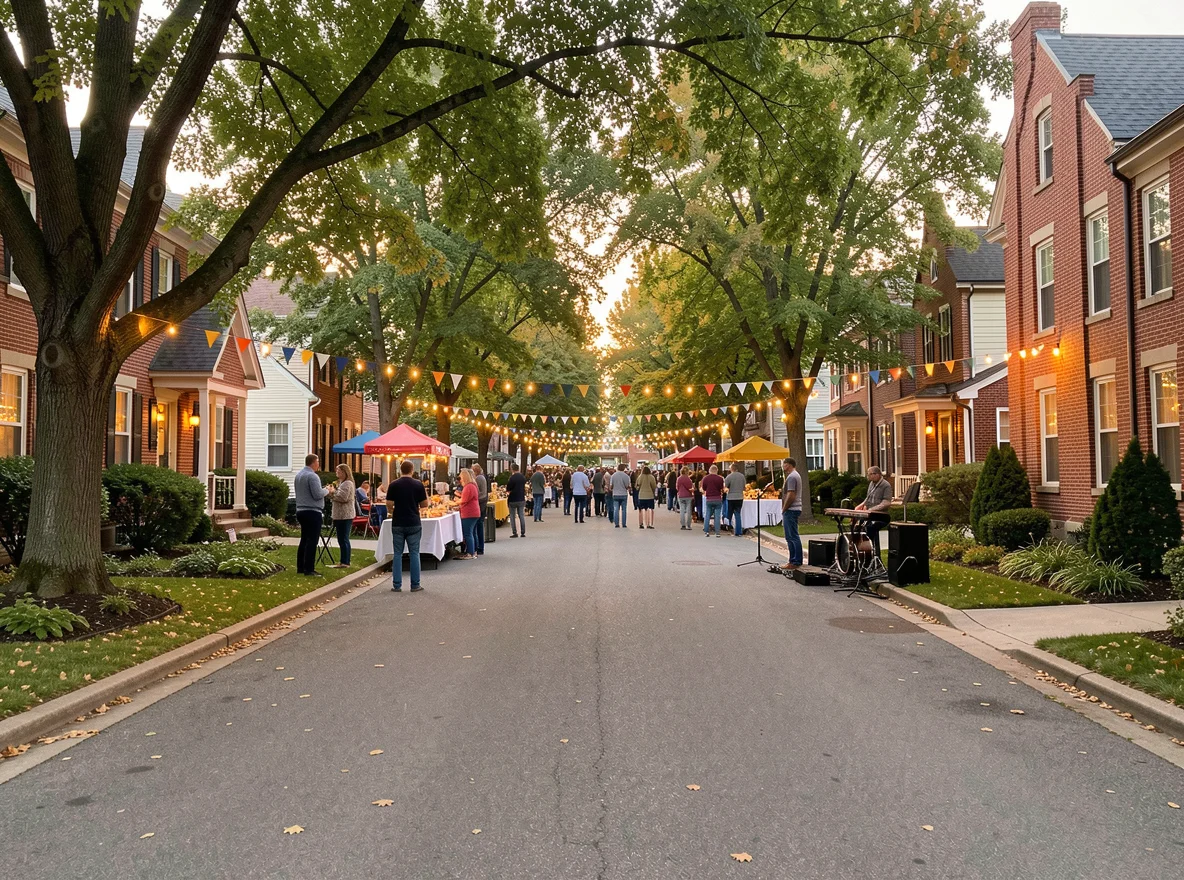 Village-style community atmosphere in Millstadt