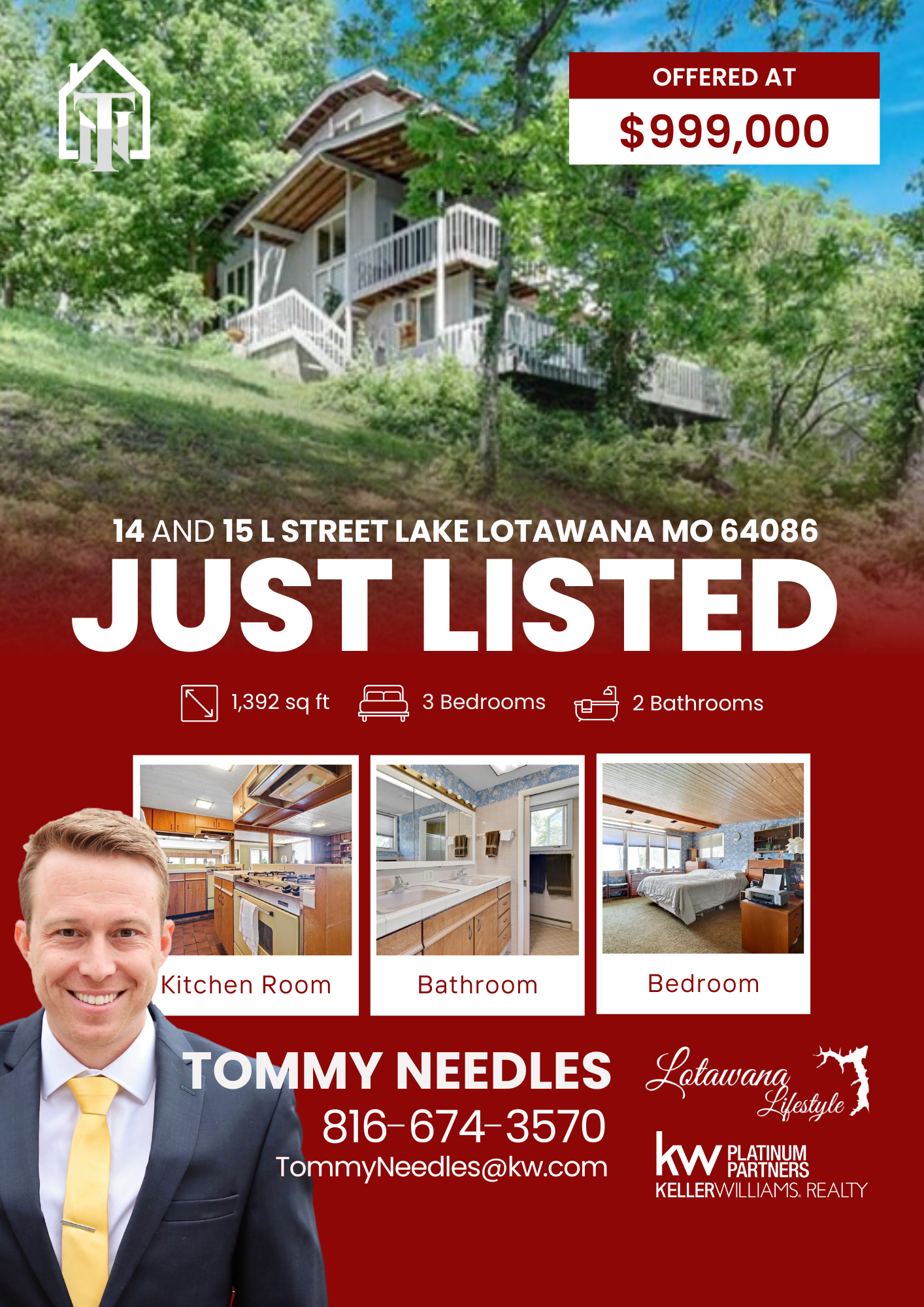 14 and 15 L Street Lake Lotawana MO 64086