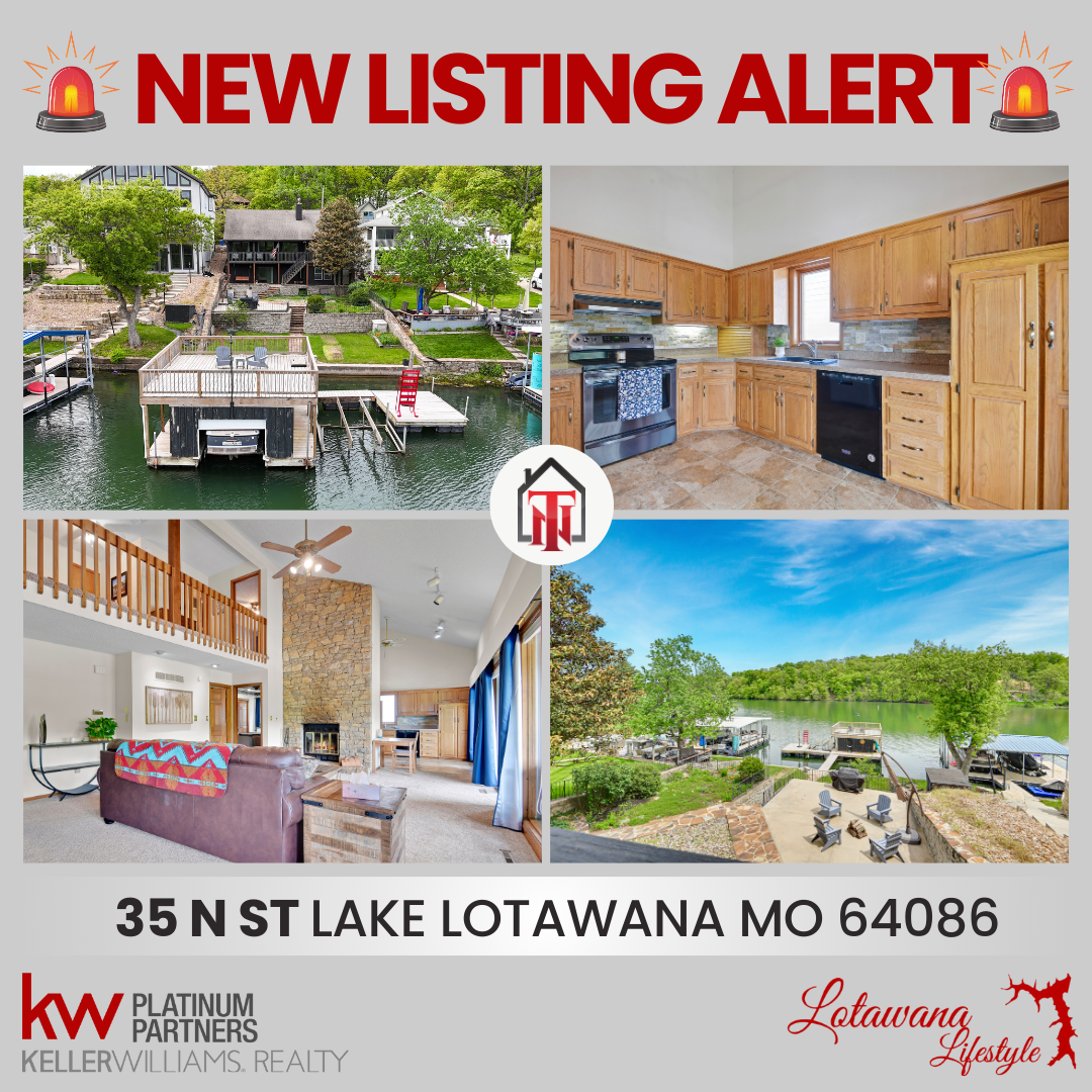 NEW LISTING ALERT➜   📍 35 N Street Lake Lotawana MO 64086