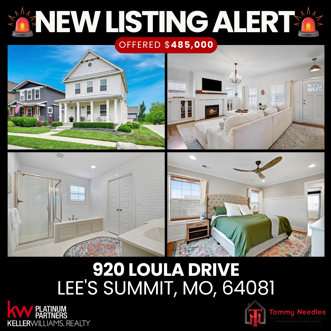 NEW LISTING ALERT ➜   📍 920 SW Loula Dr Lees Summit, MO 64081