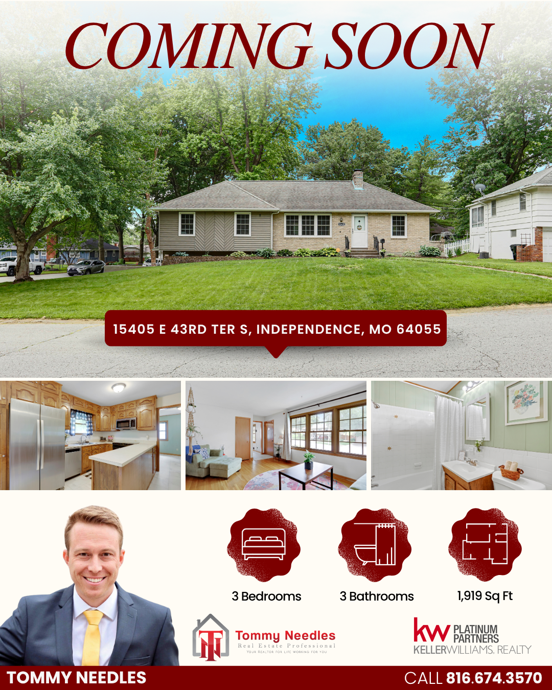 🚨 Coming Soon! Spacious Ranch in Independence! 🚨
