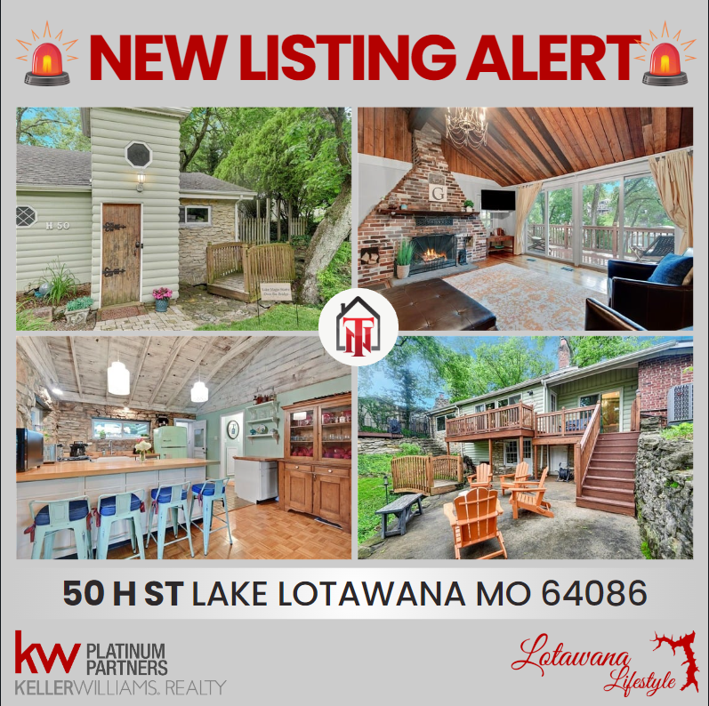 NEW LISTING ALERT➜ 📍 50 H Street, Lake Lotawana, MO 64086