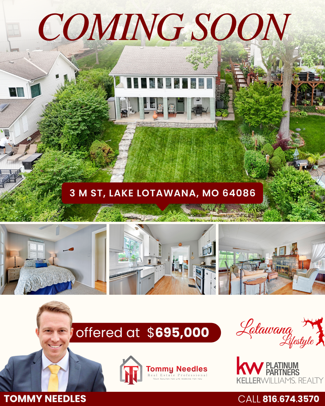 🏡 COMING SOON: Classic Lake Cabin with Big Views at 3 M St, Lake Lotawana! 🌊