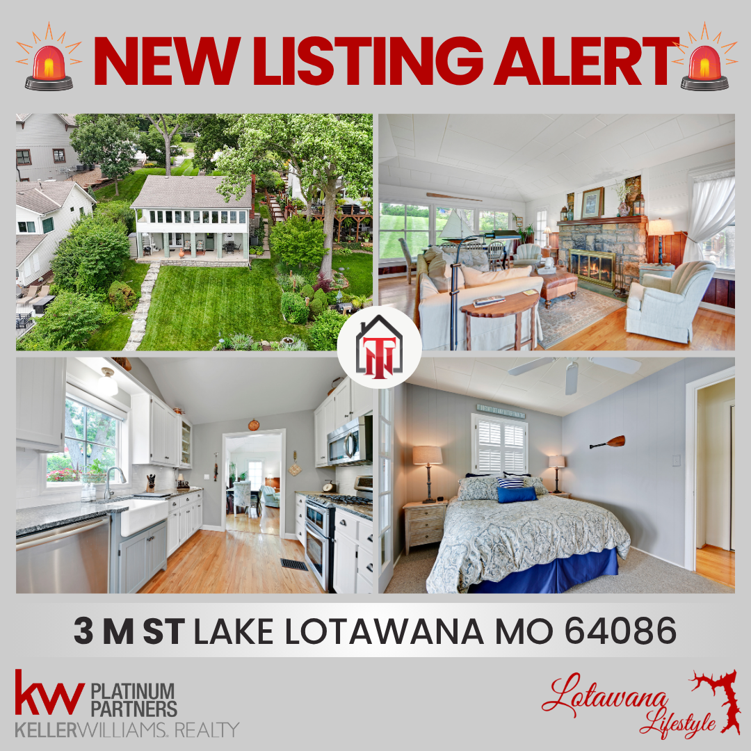 NEW LISTING ALERT ➜ 📍  3 M Street, Lake Lotawana, MO 64086