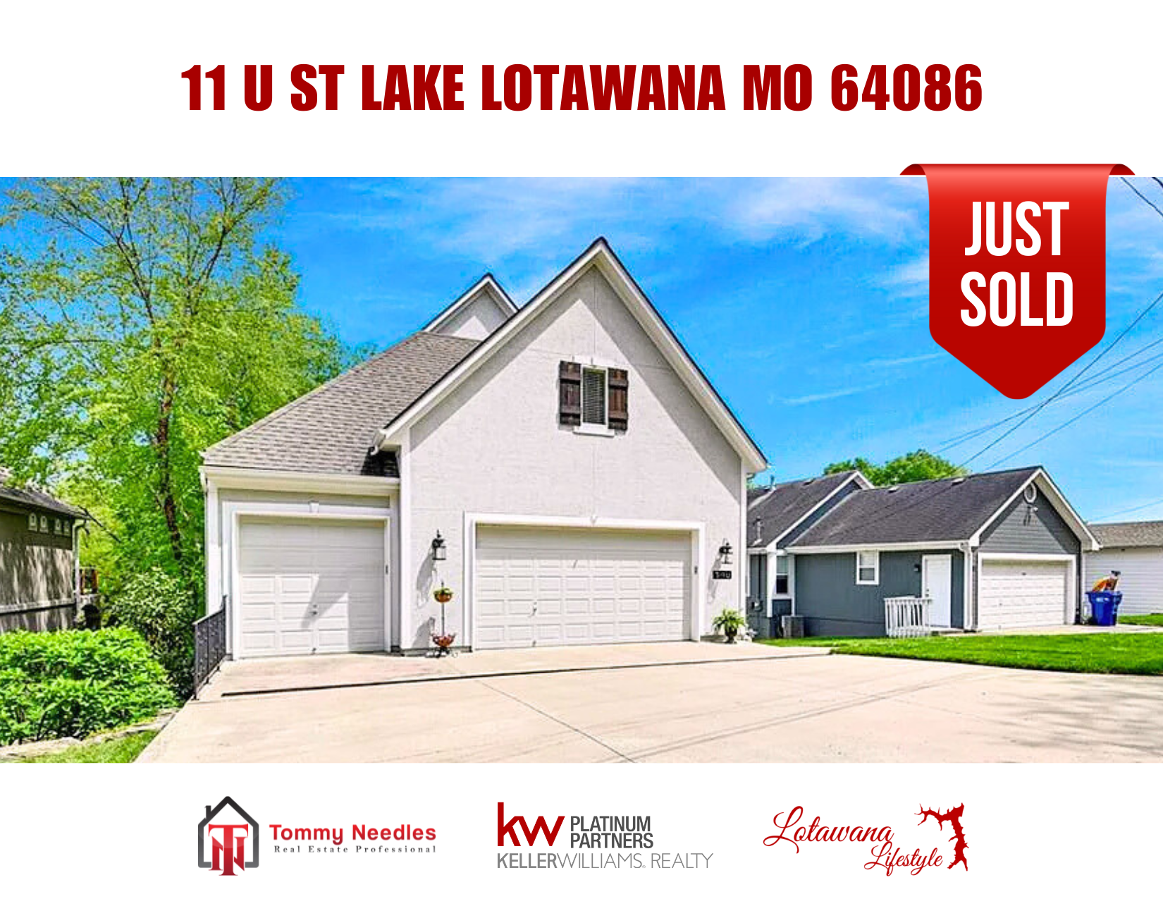 🎉 Just Sold at 11 U Street, Lake Lotawana – Double Celebration on the Cove!