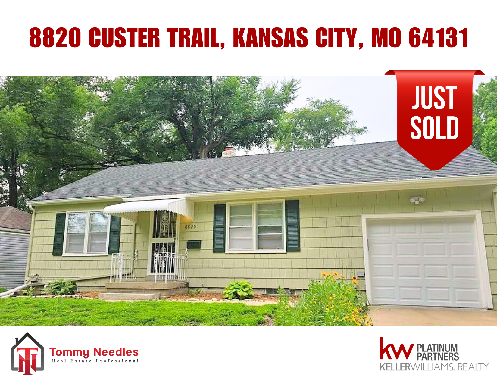 Just Sold! 🏡 8820 Custer Trail, Kansas City – Welcome Home!