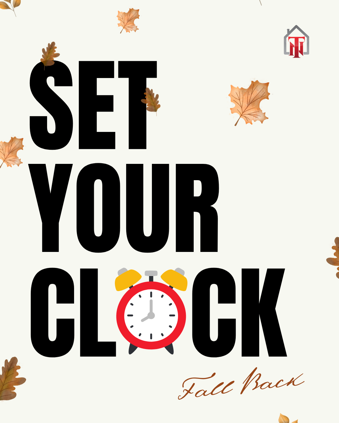 🍂 Don’t Forget to Fall Back!