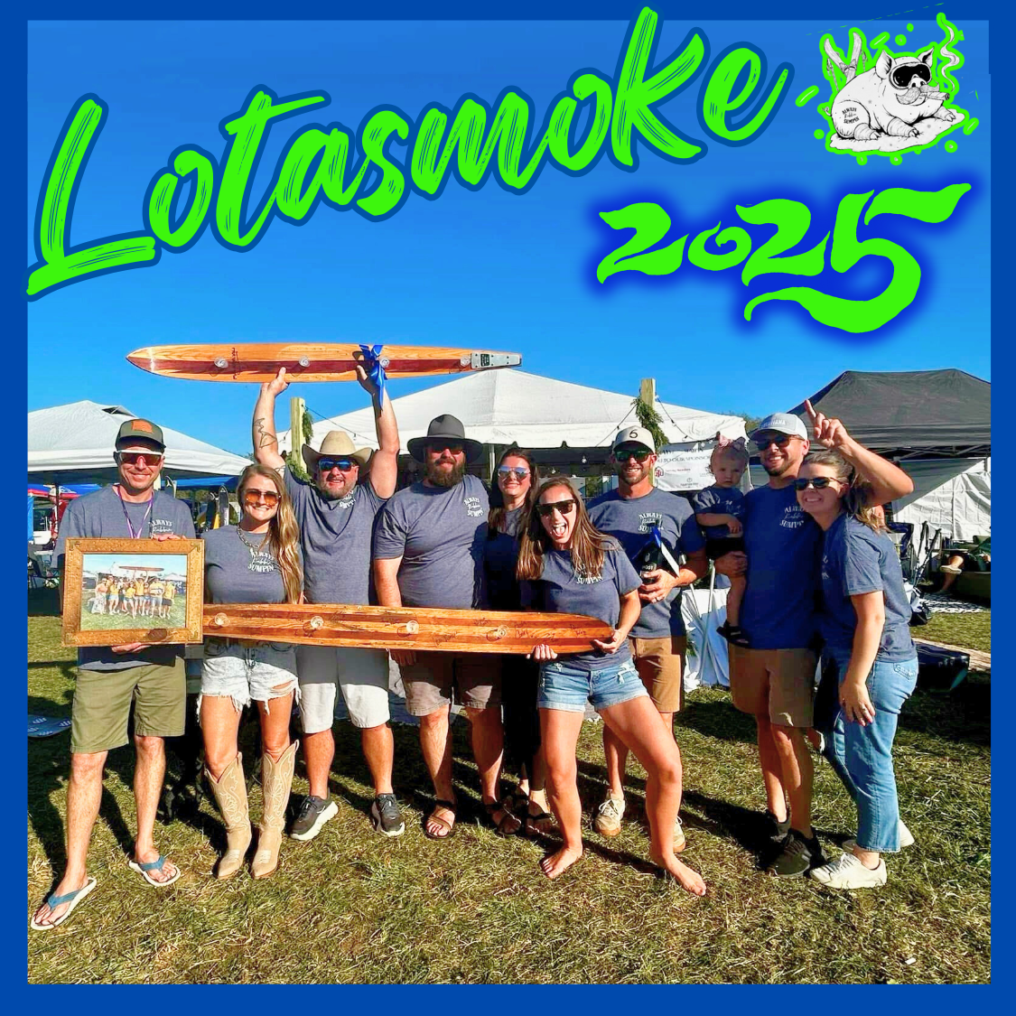 🔥 ALWAYS RUBBIN’ SUMPIN’ — Back-to-Back Champs at Lotasmoke 2025! 🔥
