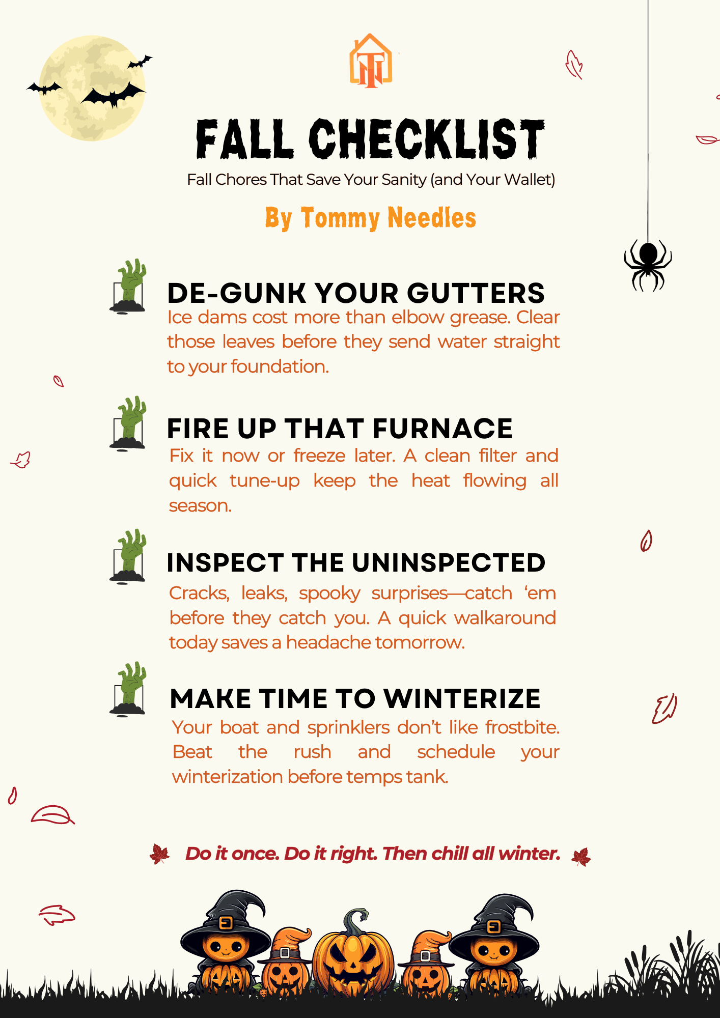 FALL CHECKLIST
