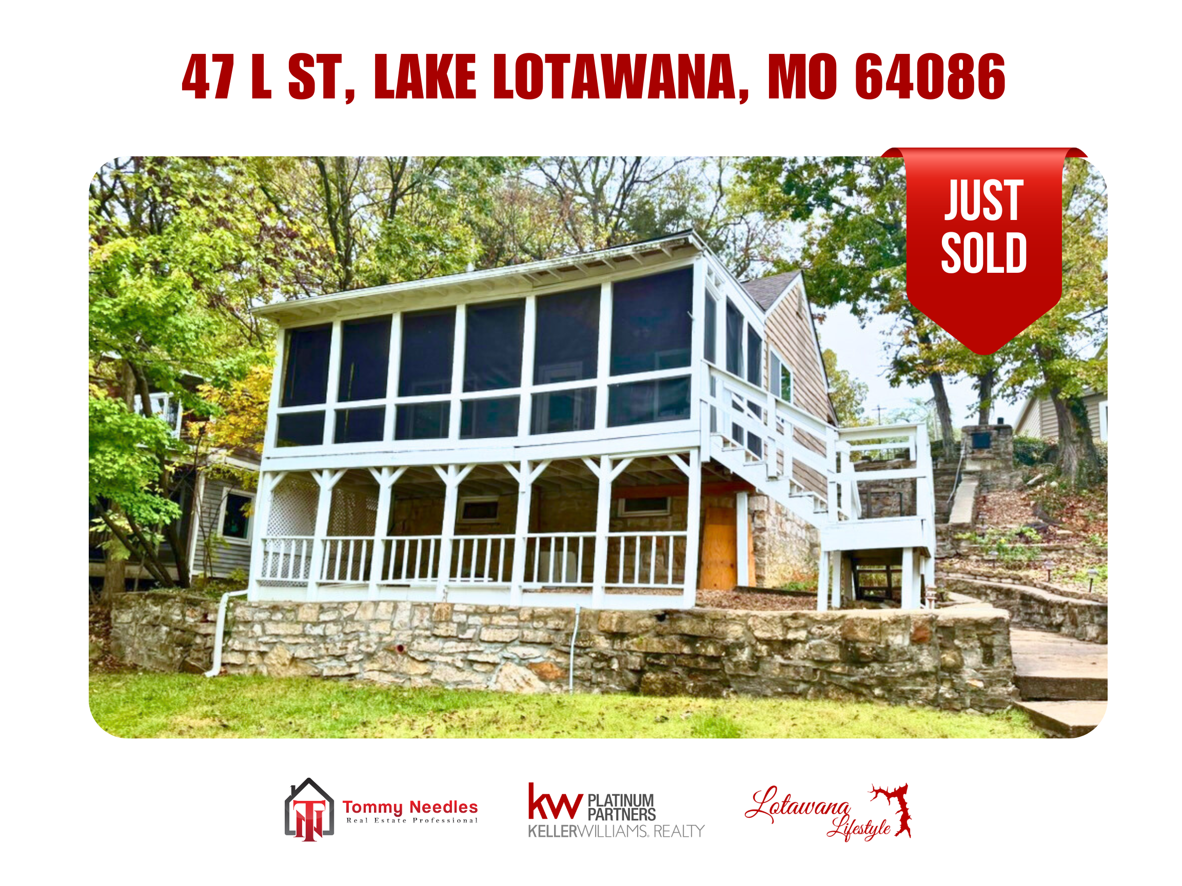 🏡 JUST SOLD at Lake Lotawana — 47 L Street! 💥