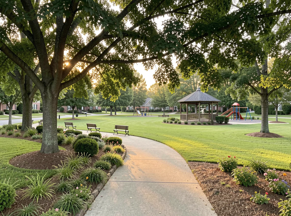 Park and recreation scene in Villa Rica, Georgia