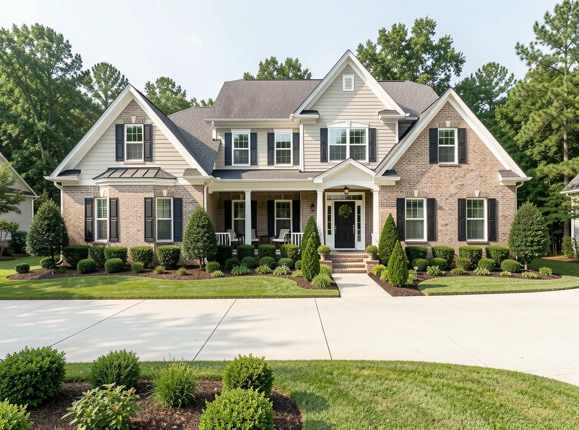 Updated home exterior in Douglasville