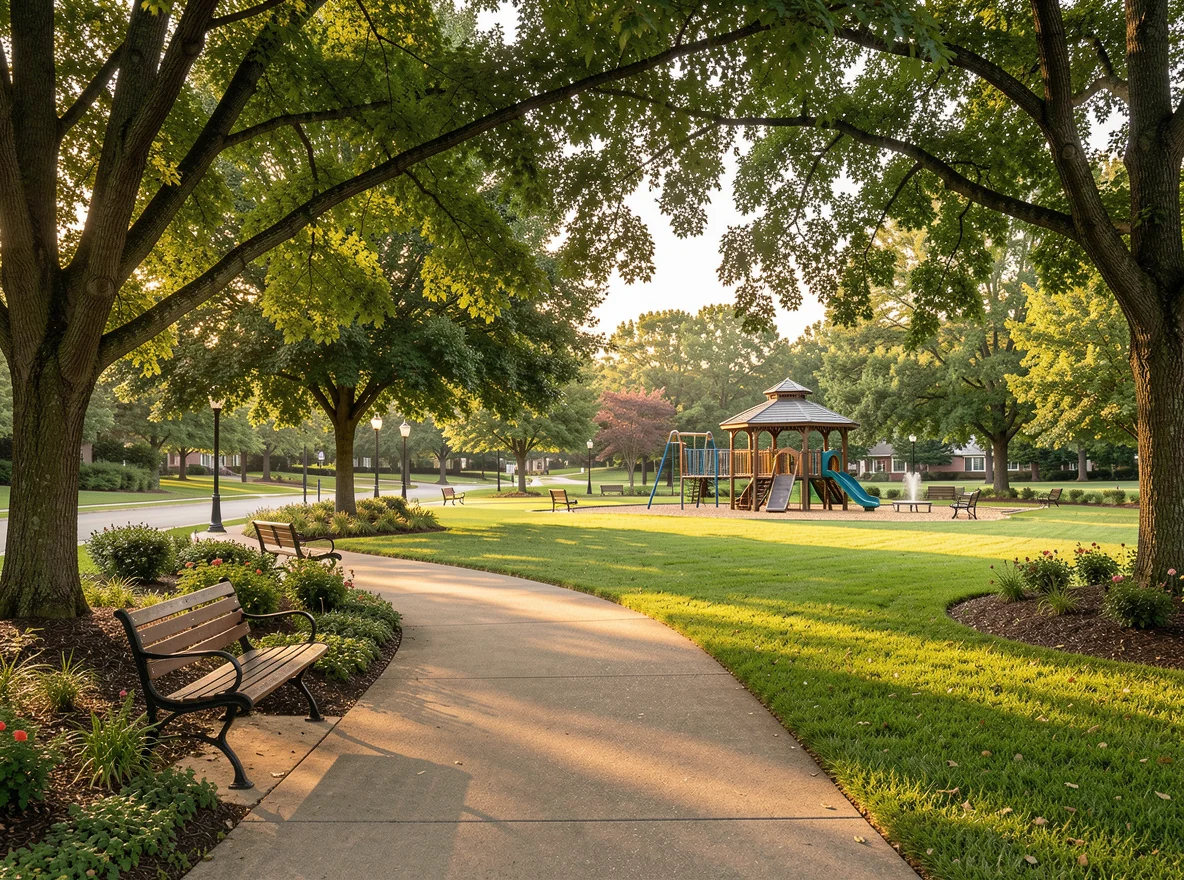 Park and recreation scene in Dallas, Georgia