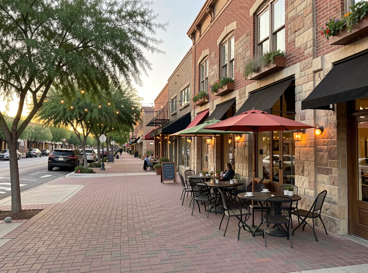 Historic downtown character in Glendale, Arizona