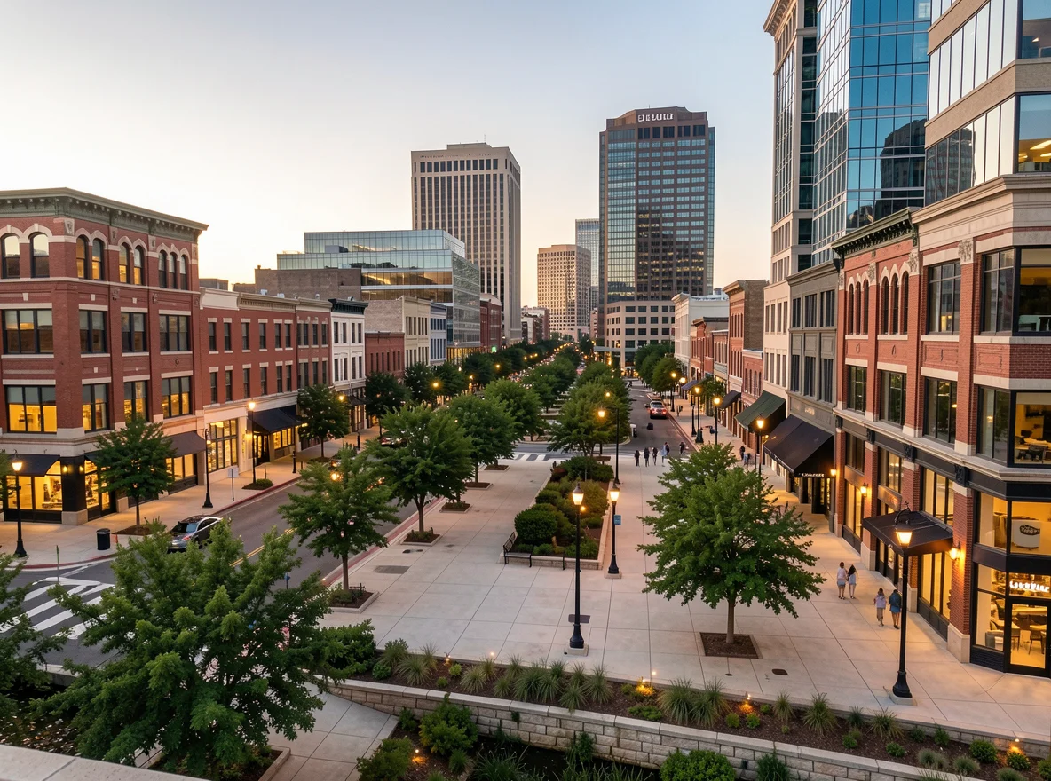Downtown Dallas, Georgia streetscape