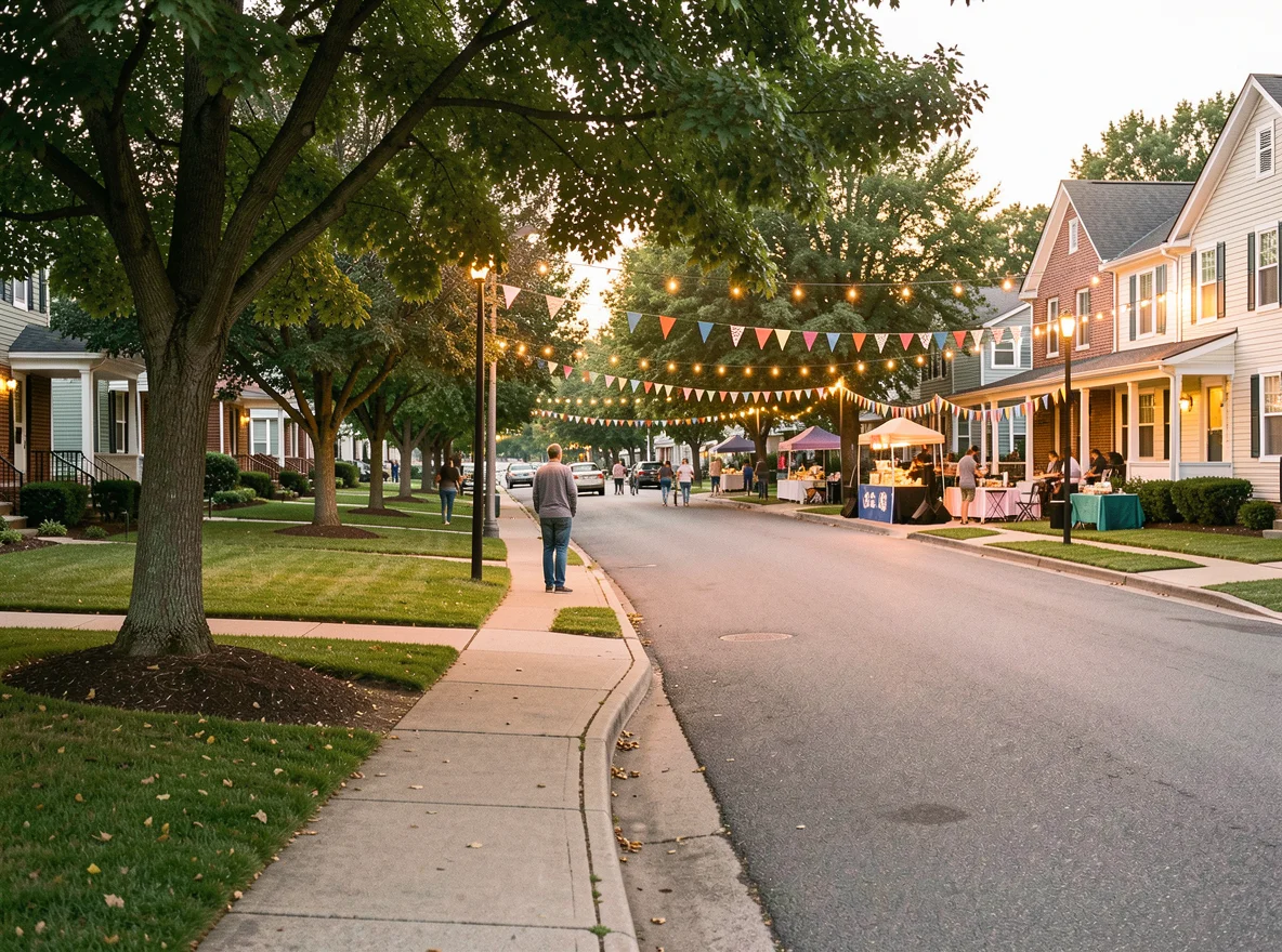Welcoming Georgia neighborhood community setting