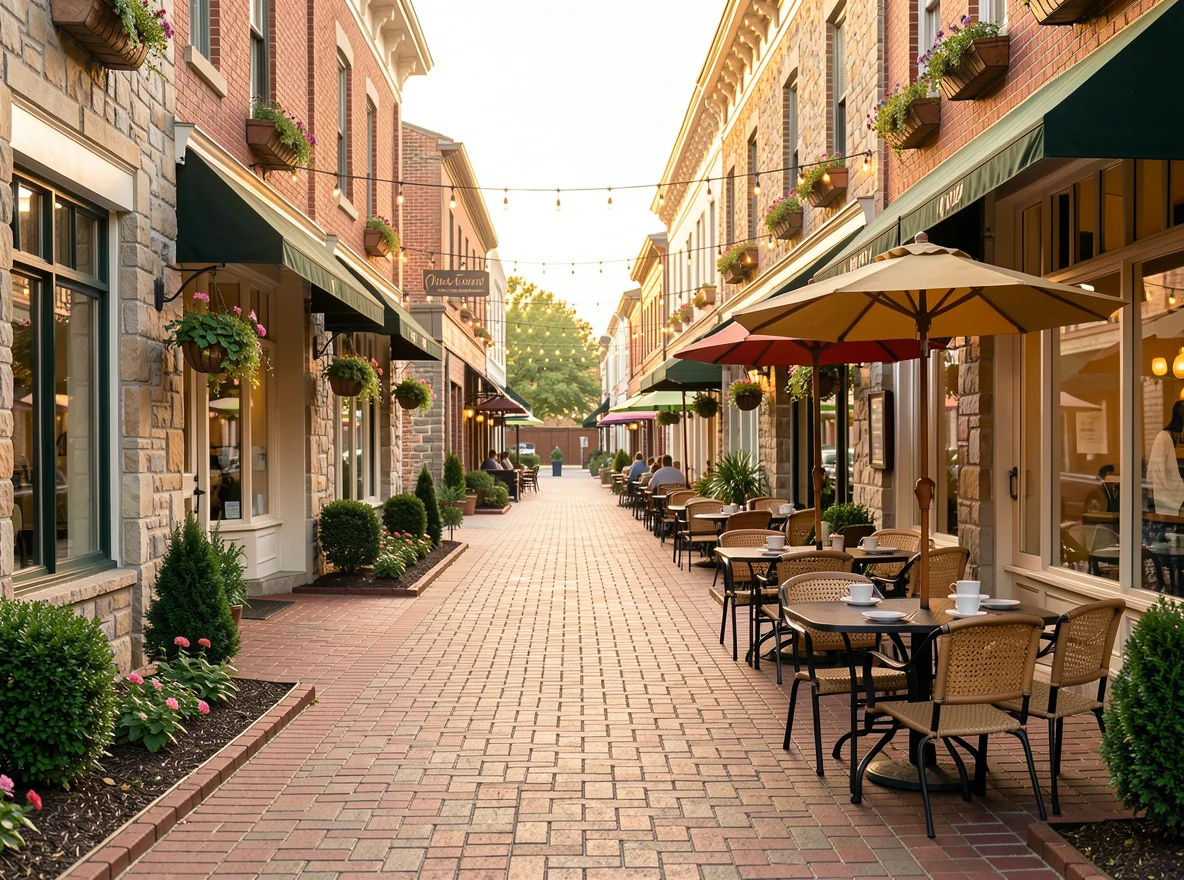 Shopping and dining area in Villa Rica, Georgia