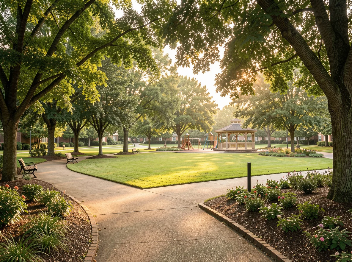 Park and walking trail in Hiram, Georgia