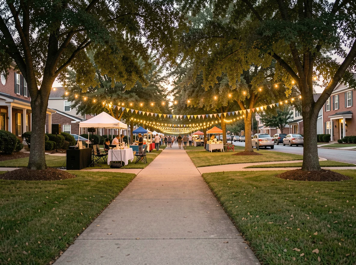 Metro Atlanta neighborhood community scene