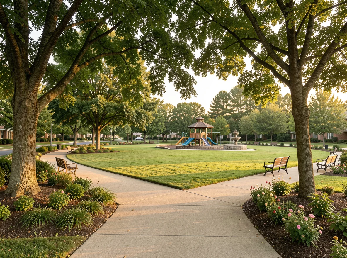 Park and walking path near Vinings