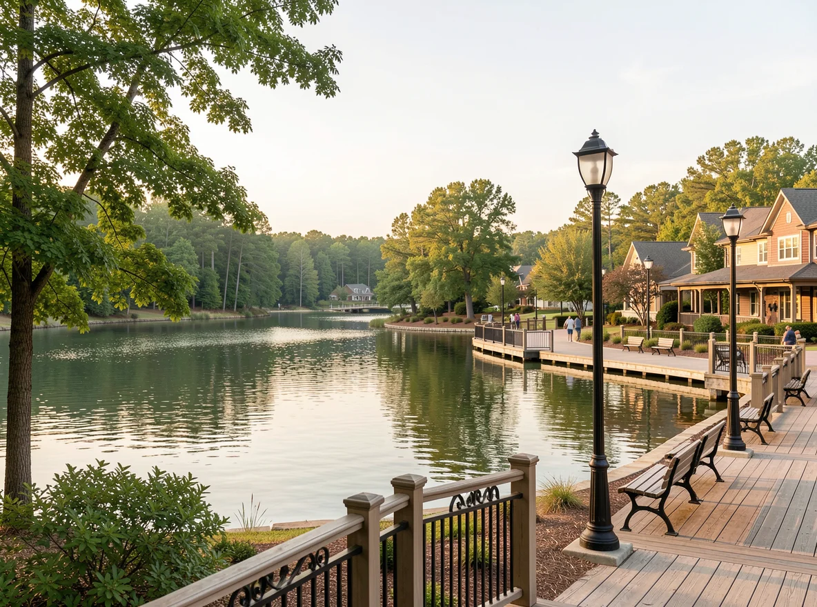 Scenic waterfront near Lithia Springs