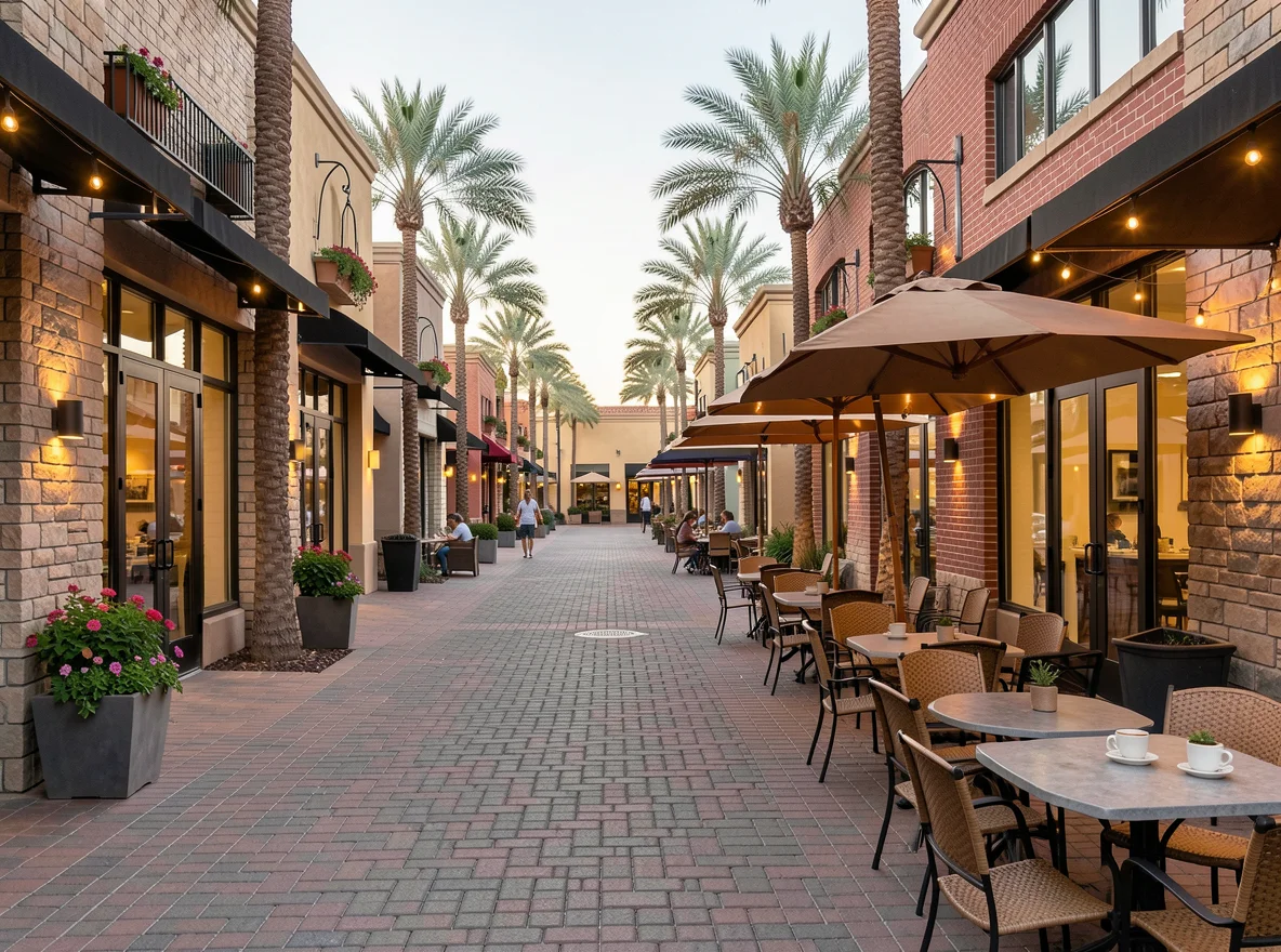 Old Town Scottsdale streetscape and dining district
