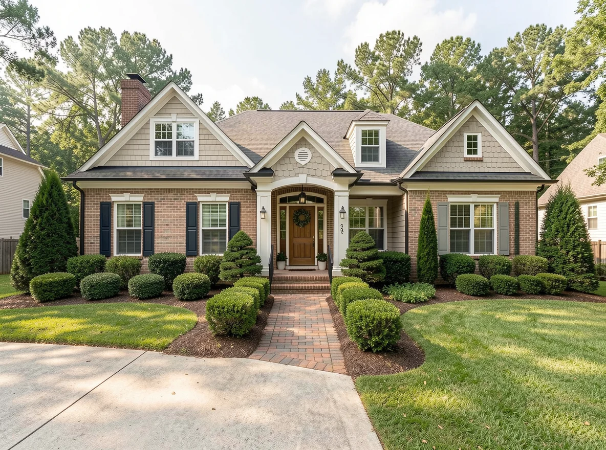 Georgia home exterior with strong curb appeal