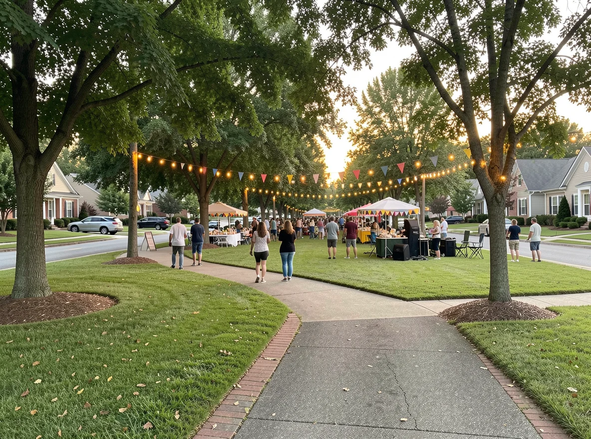 Community green space in Smyrna