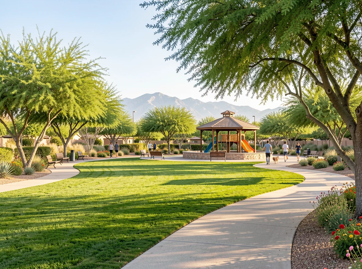 Park and recreation scene in Glendale, Arizona