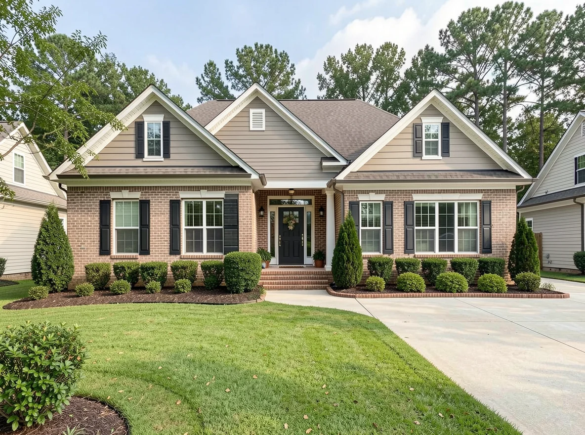 Metro Atlanta home exterior ready for market