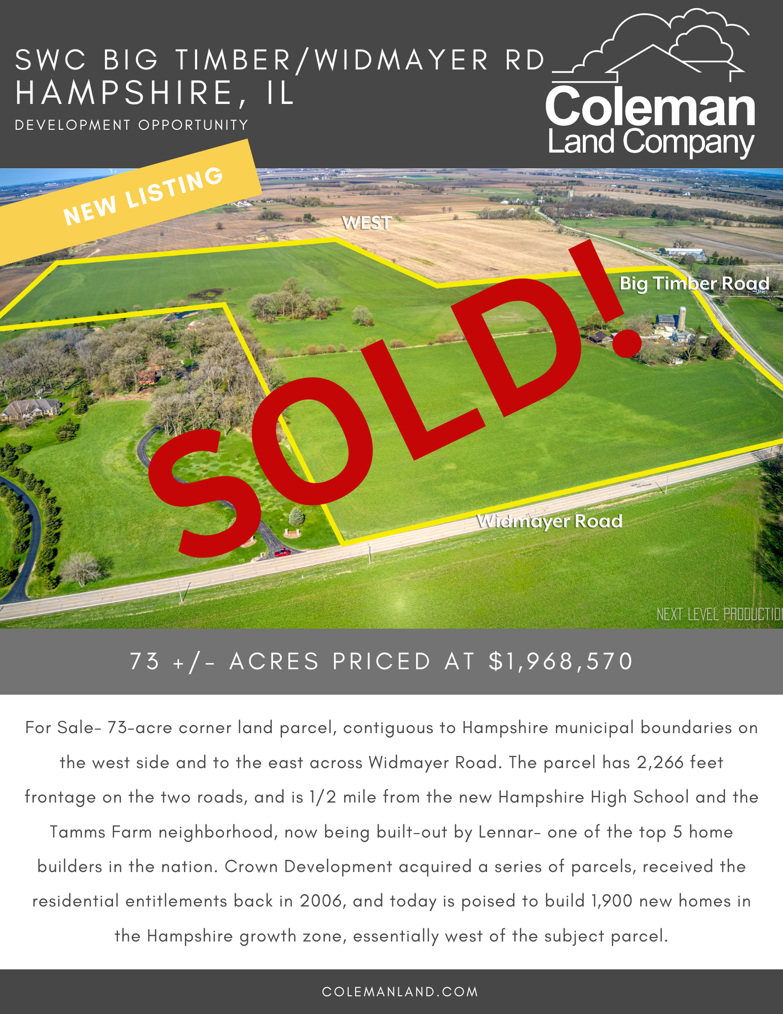 SOLD - Hampshire Vacant Land - April 15, 2024