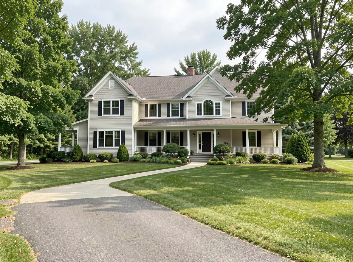 Rural home with a spacious yard in New York Mills