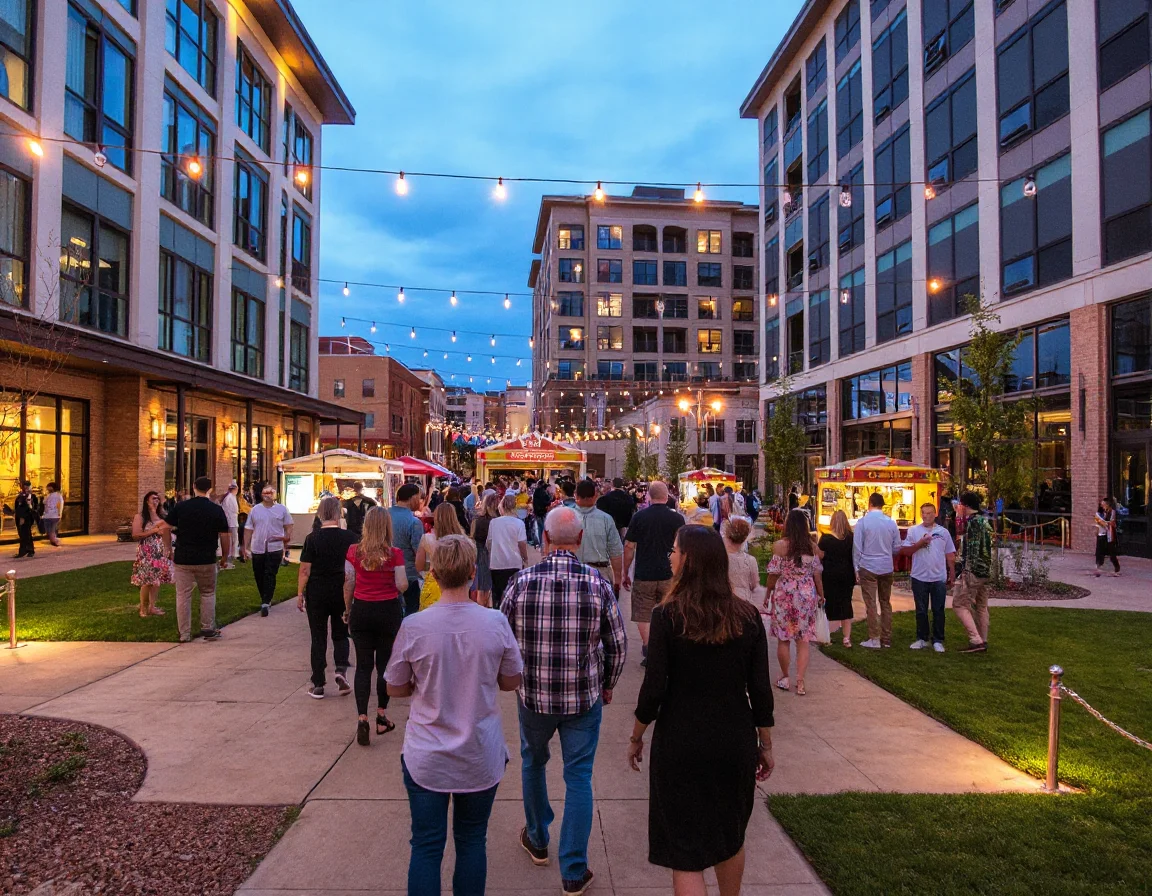 Community gathering space in Frisco