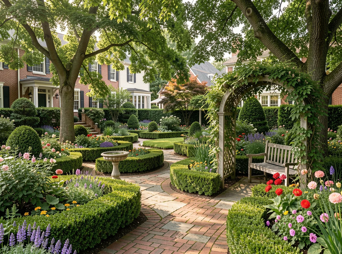 Historic garden and outdoor setting