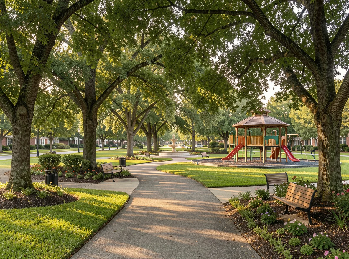 Neighborhood park in Mid City Baton Rouge