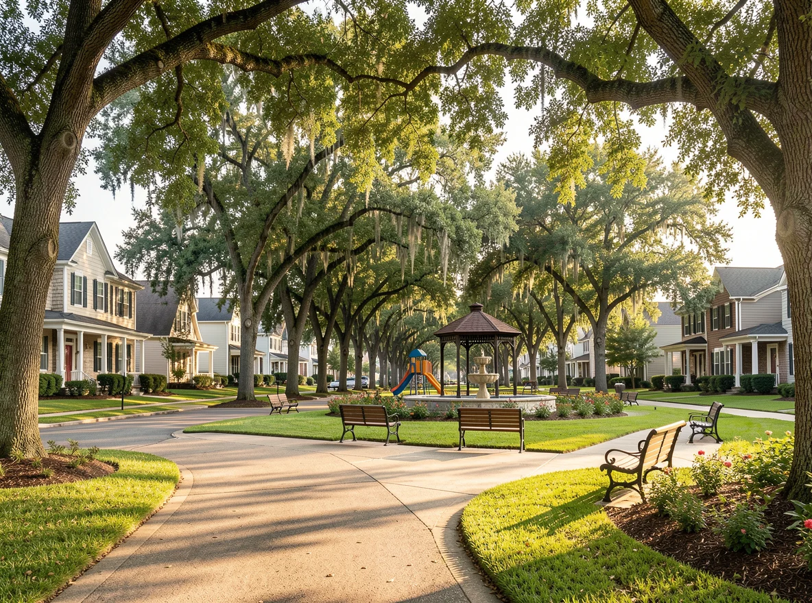 Tree-lined residential street in Mid City Goodwood