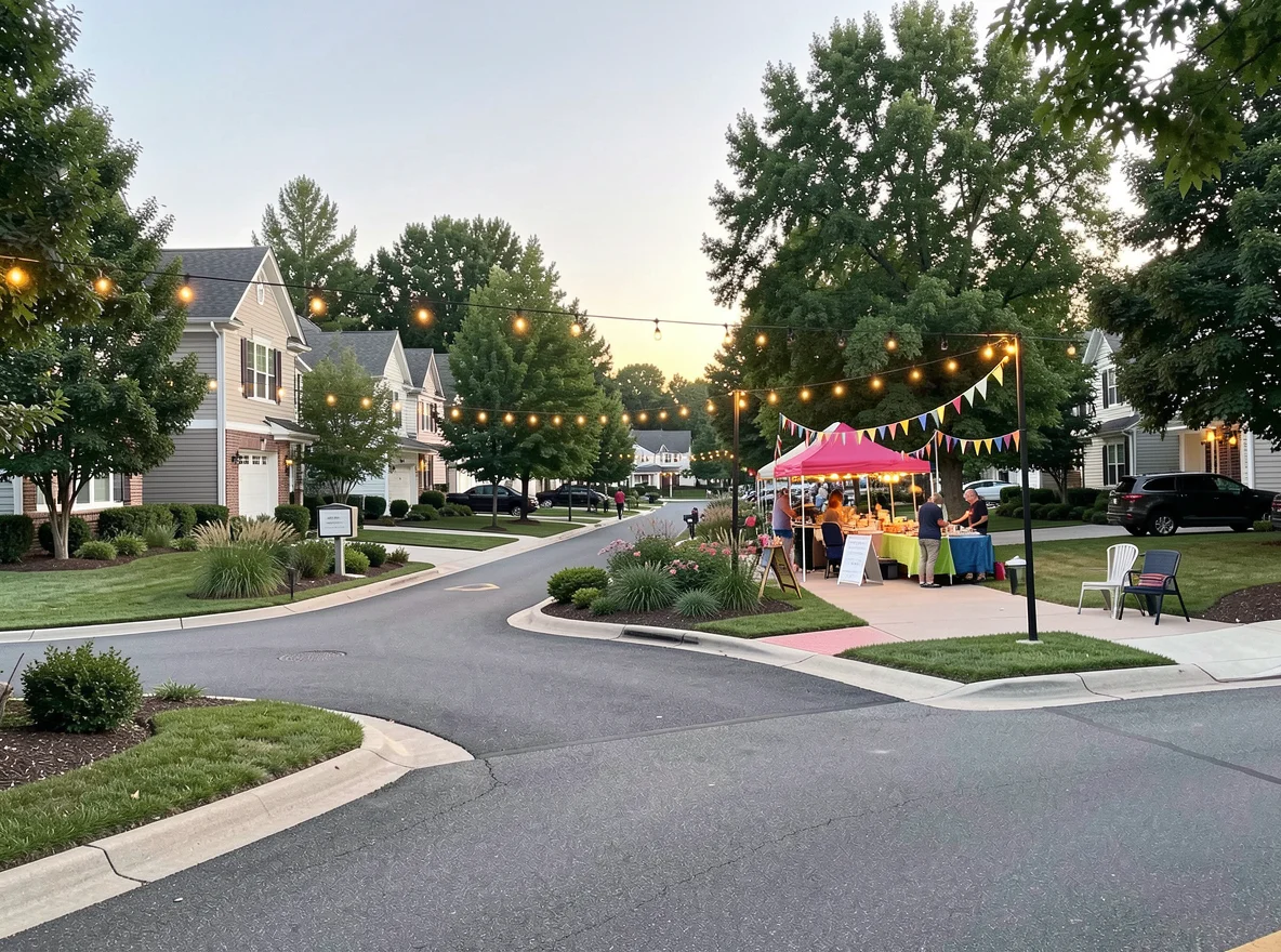 Azalea Lakes neighborhood entrance and homes
