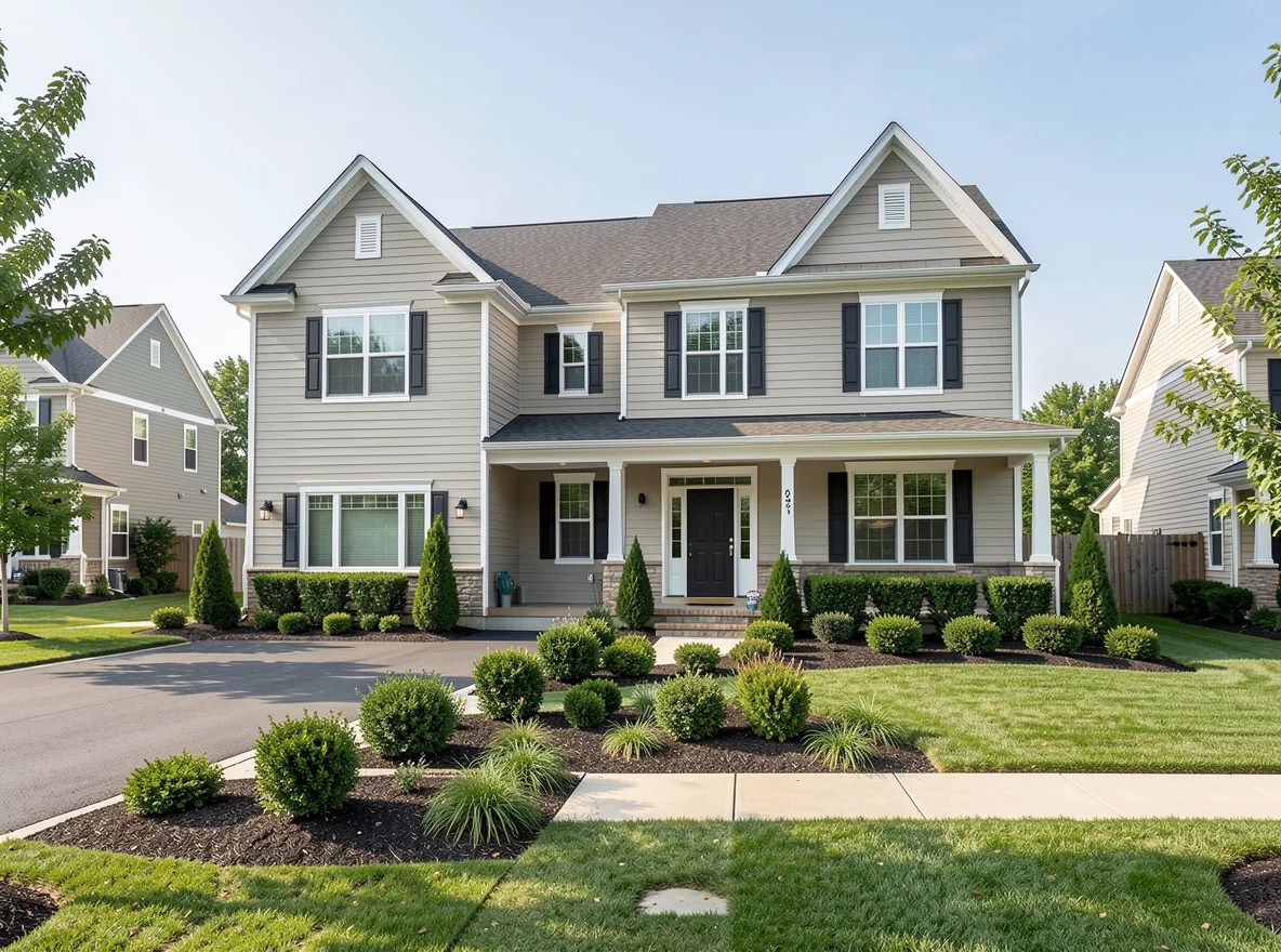 Homes in Carriagewood Estates near neighborhood entrance