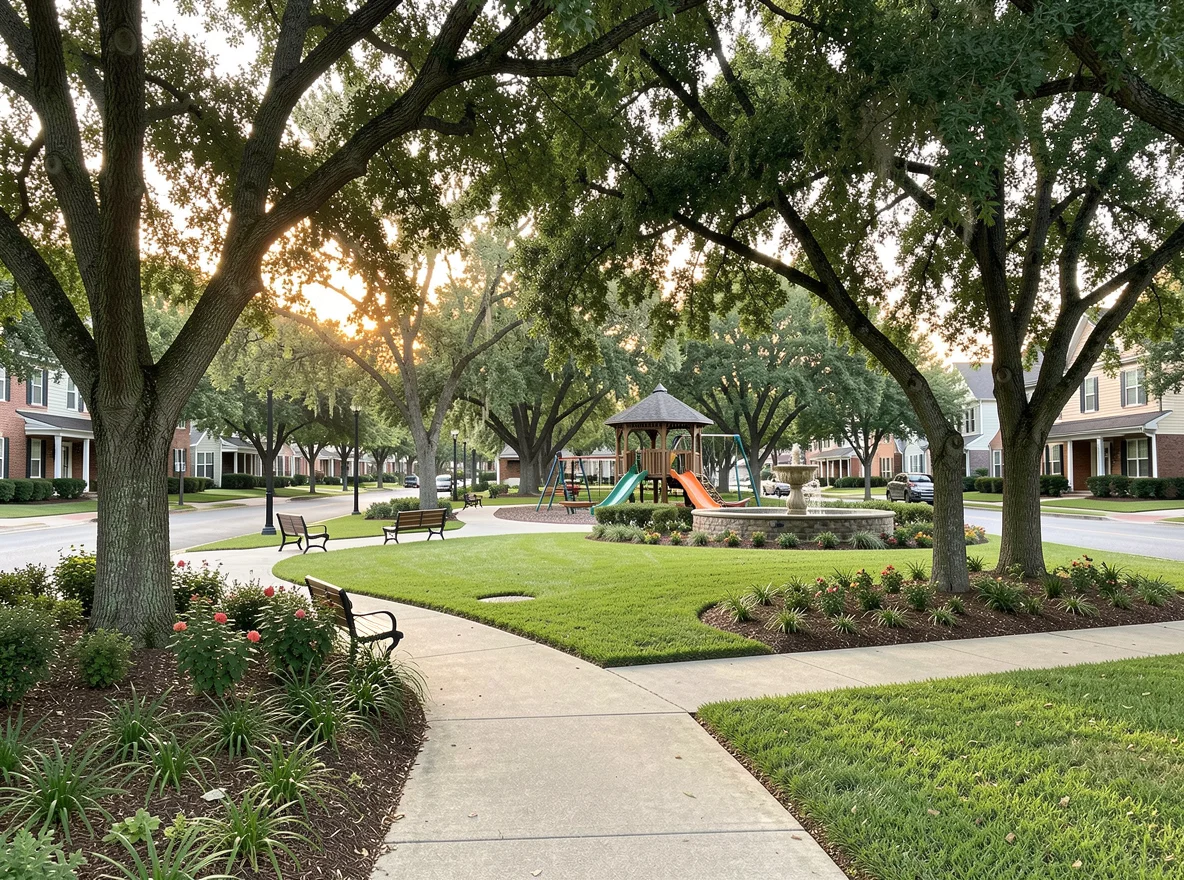 Residential setting near Beauregard Town for buyer area comparison