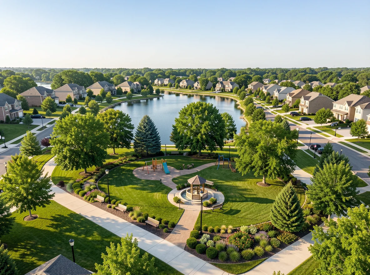 Lake Summerset map-style neighborhood view