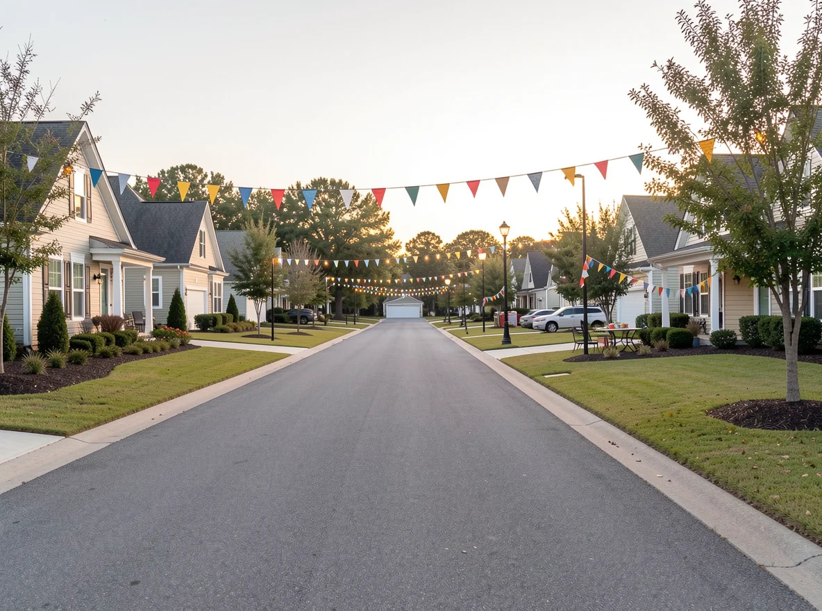 Neighborhood view in Ascension Parish