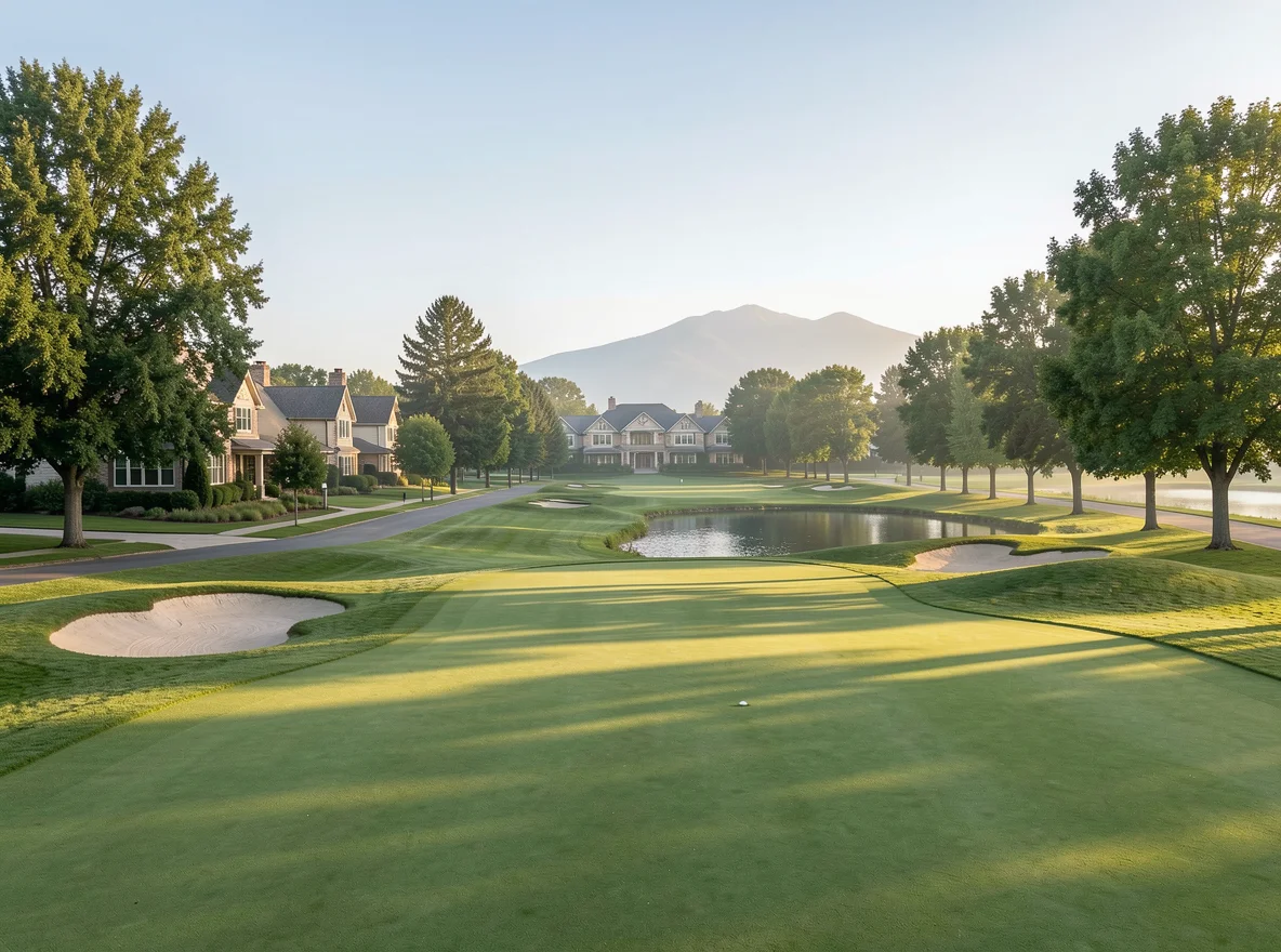People-free golf community homes and fairway setting in University Club
