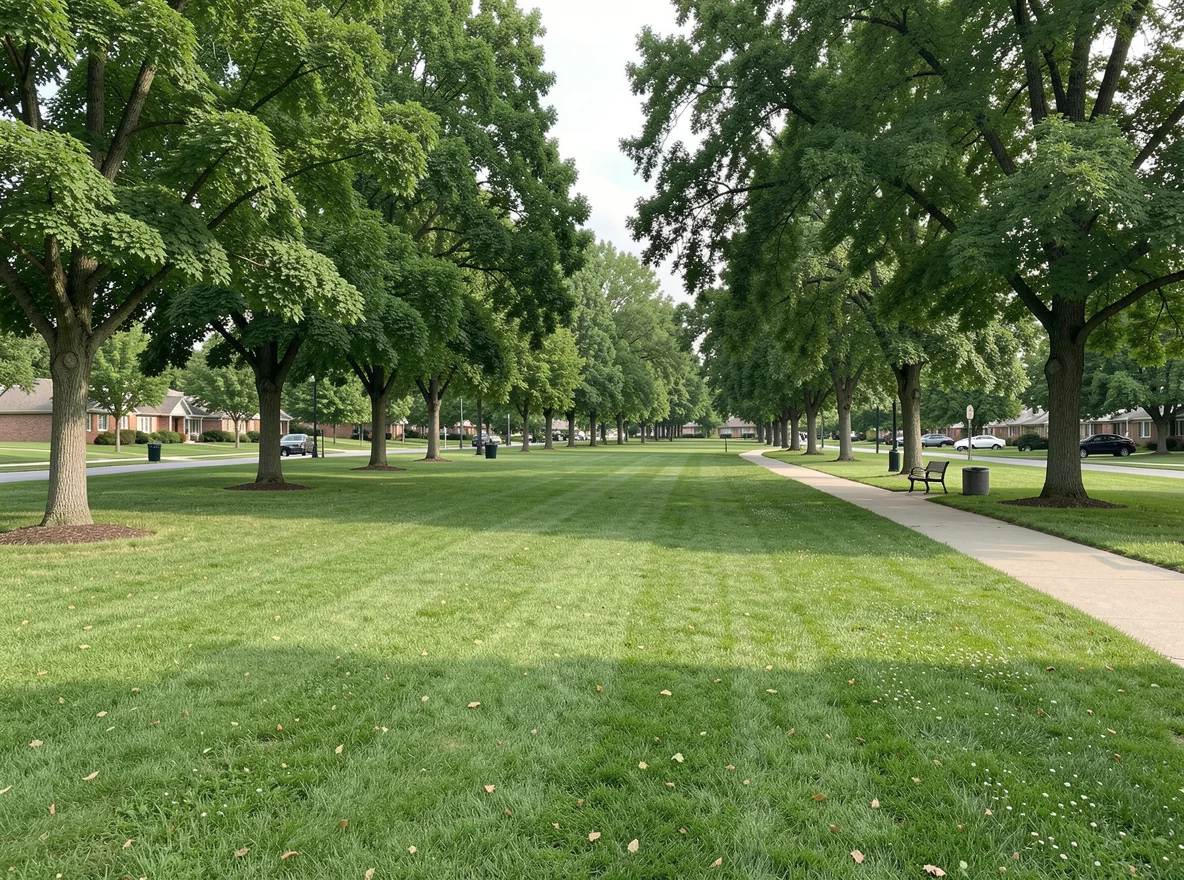 Oak Hills green space and neighborhood park setting