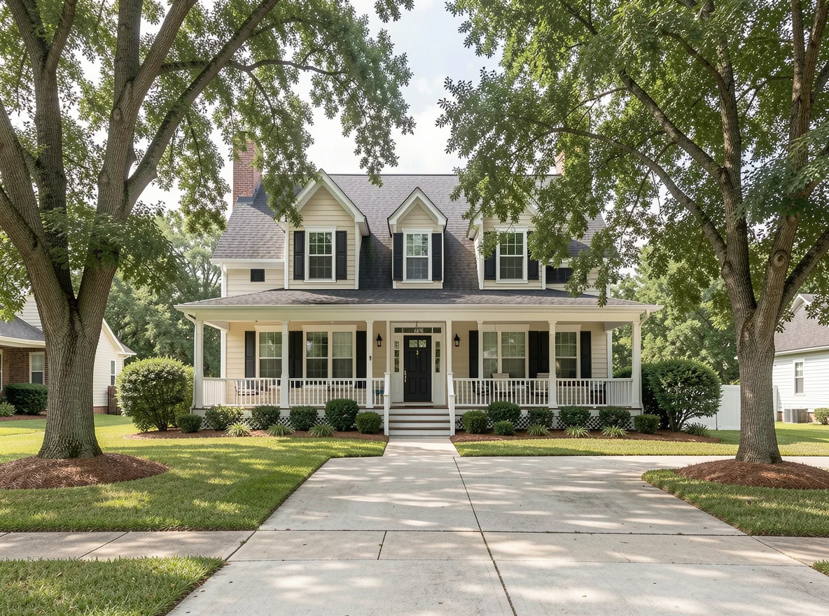 Classic Southdowns home exterior