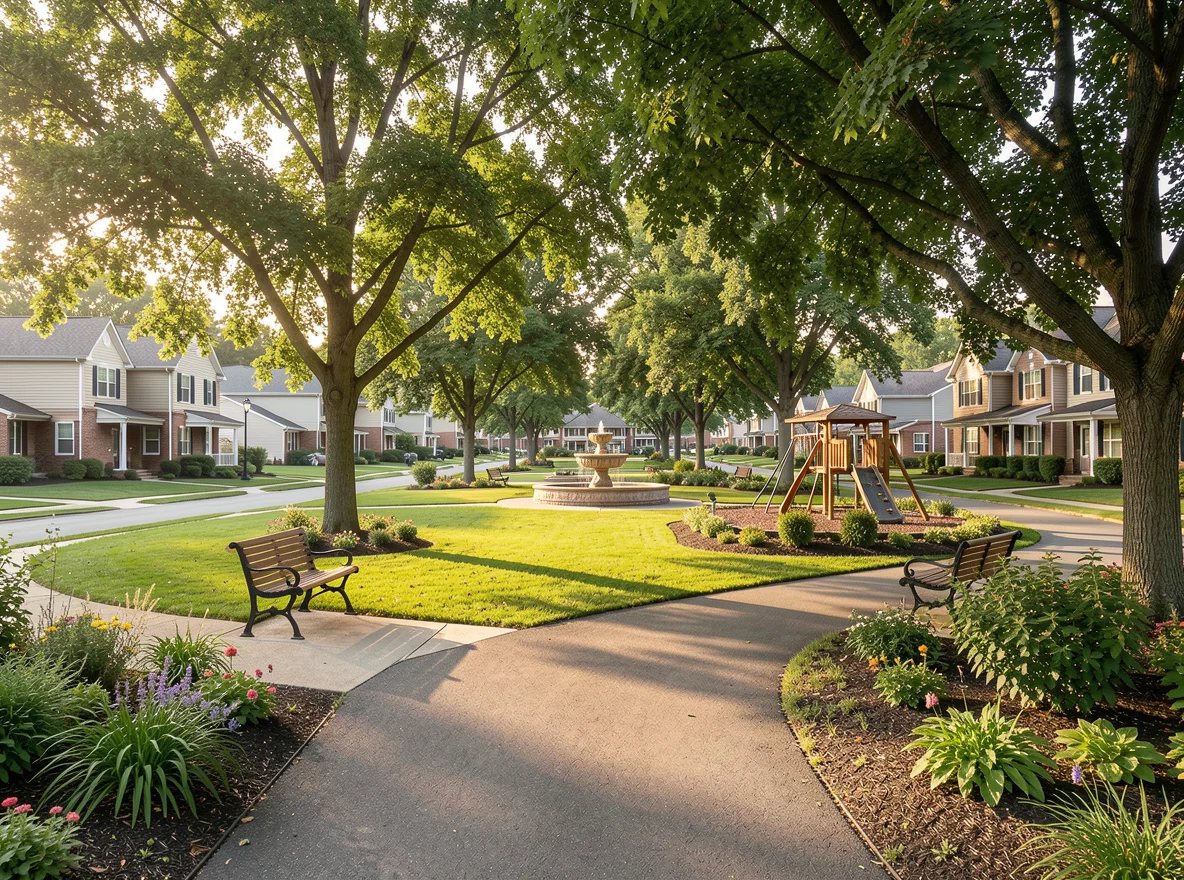 Oakbourne neighborhood setting