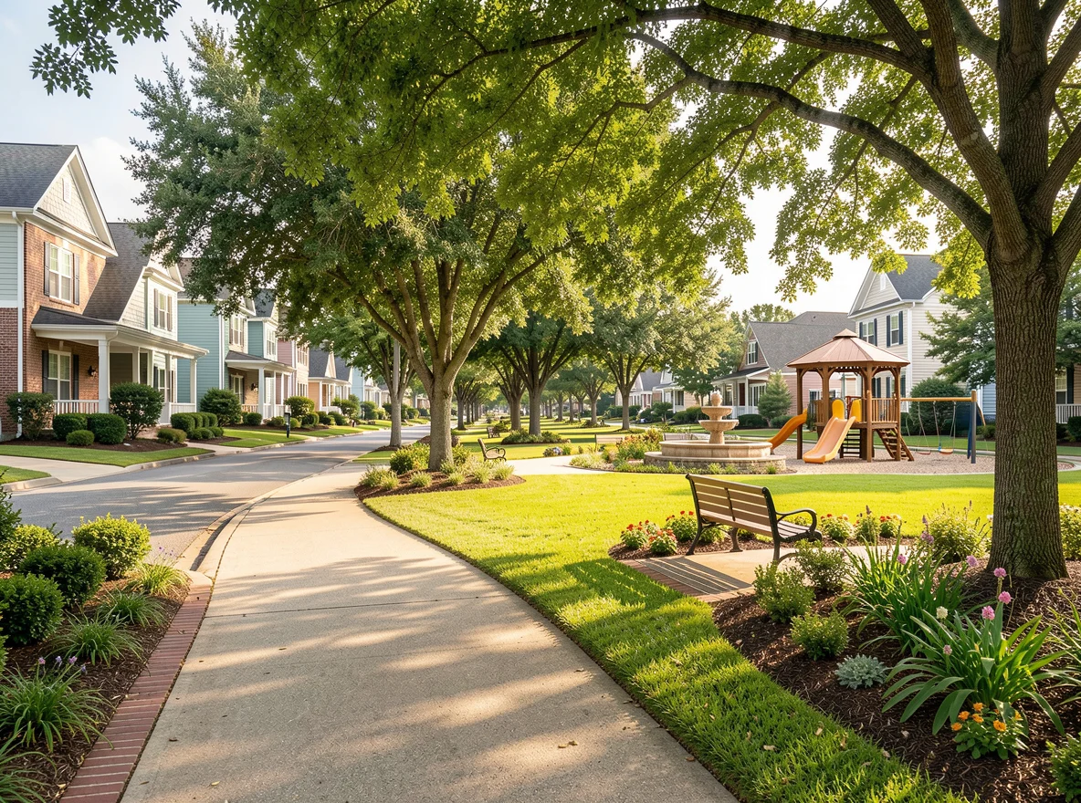 Belle Savanne neighborhood streetscape