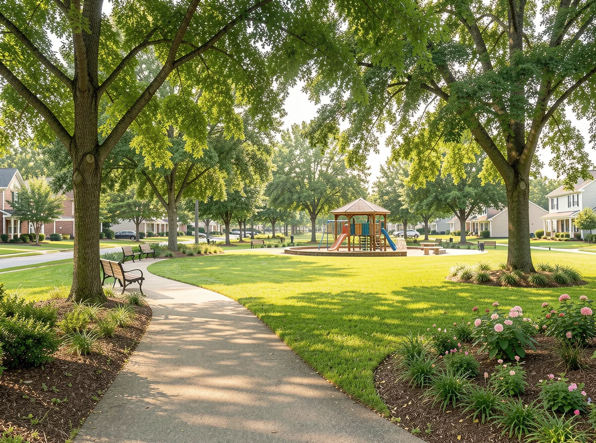 People-free neighborhood park and green space in Denham Springs