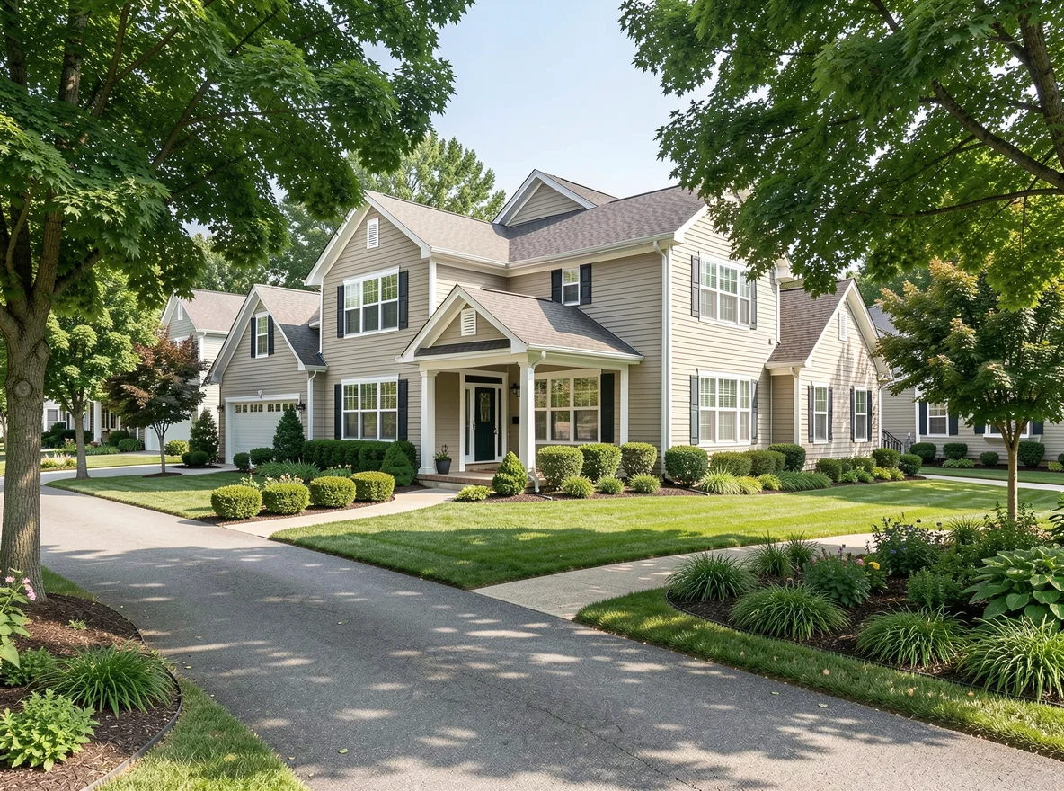 Azalea Lakes residential streetscape